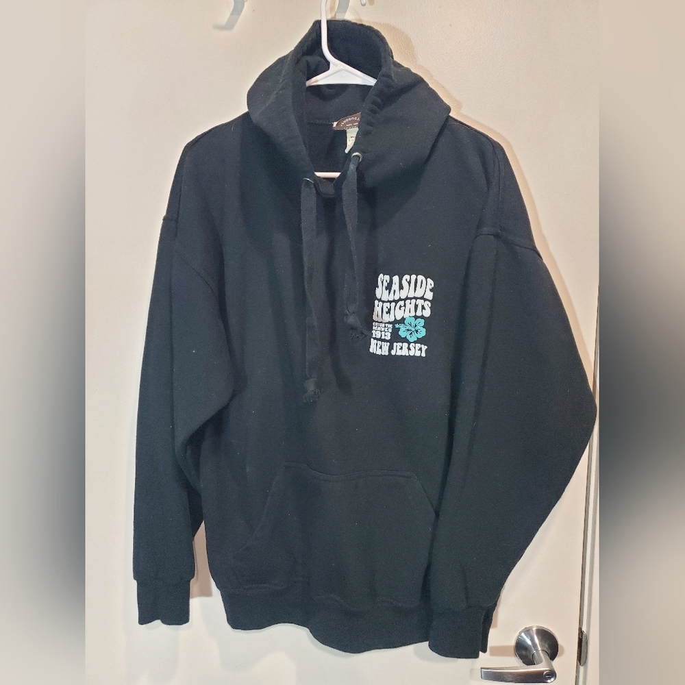 Jon Lauren Apparel Seaside Heights Black Hoodie XL